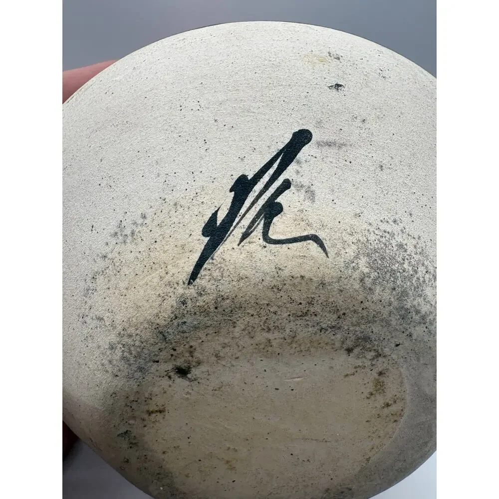 Vintage Hopi Native American Pottery 4 1/4”Diameter Signed As is READ